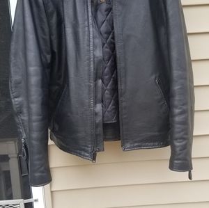 Leather bikers jacket